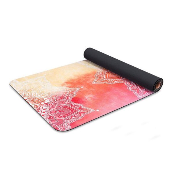 Suede yoga mat