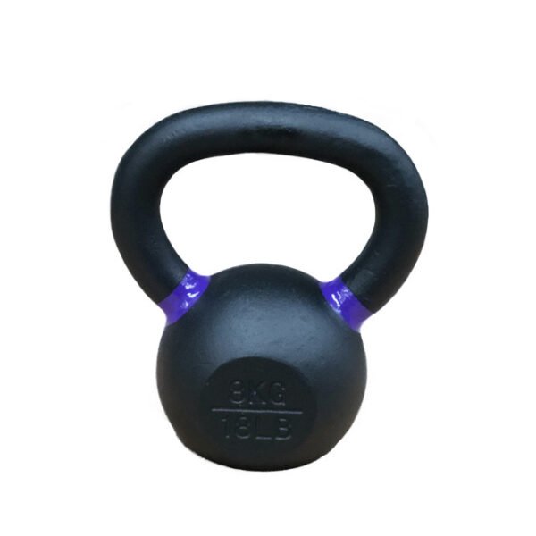 Cast iron spray painted kettle bell